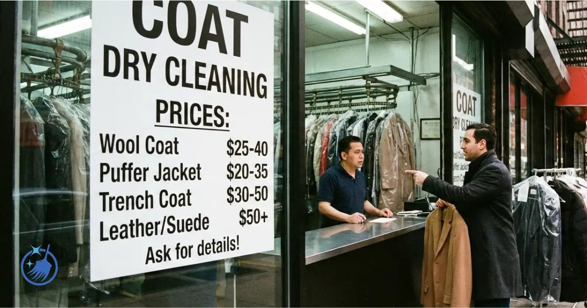 How Much to Dry Clean a Coat