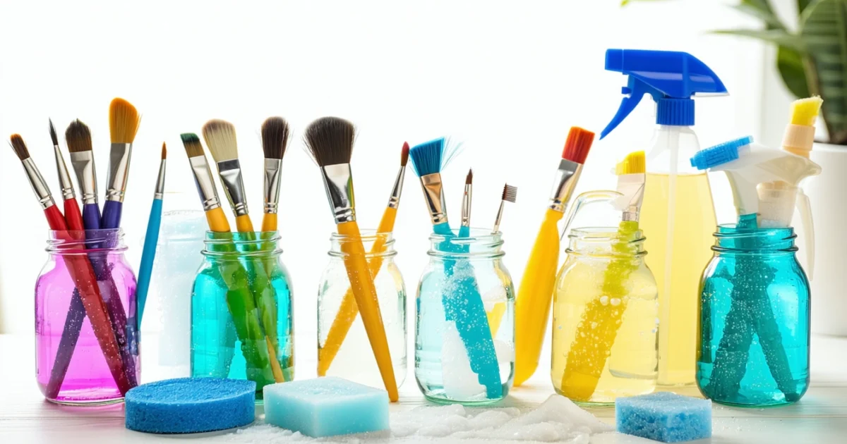 How to Clean Paint Brushes: Complete Guide for All Paint Types
