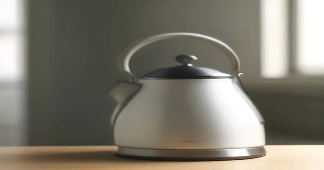 a Kettle being cleaned
