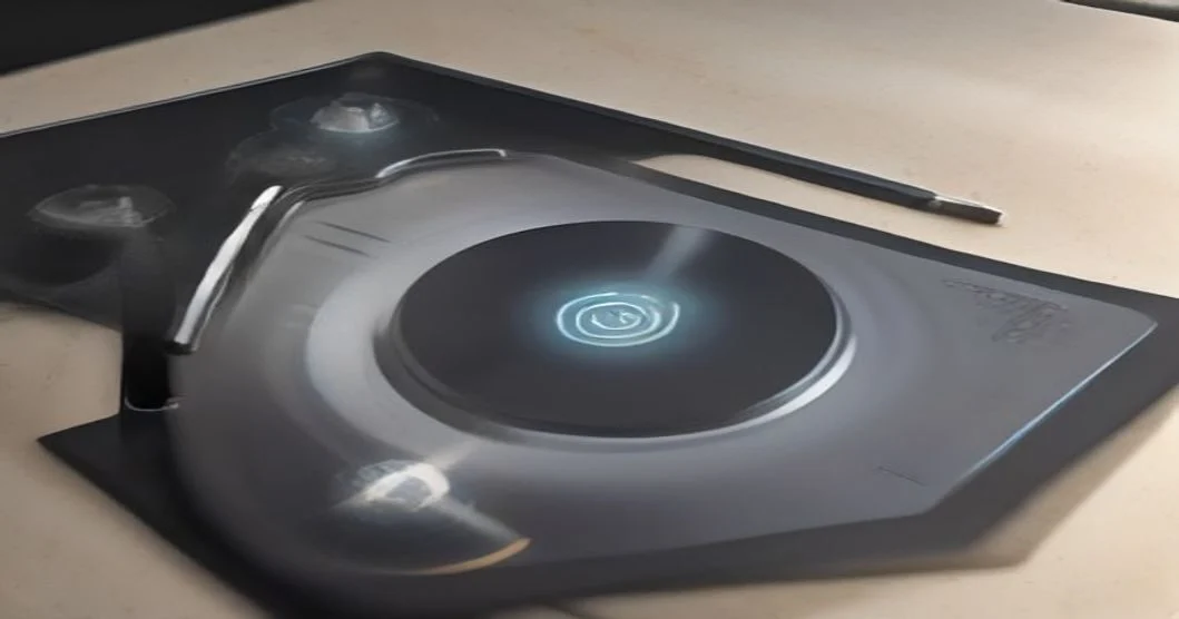 an Induction Hob being cleaned