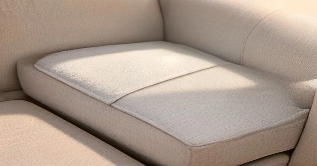 Microfiber Couch being cleaned