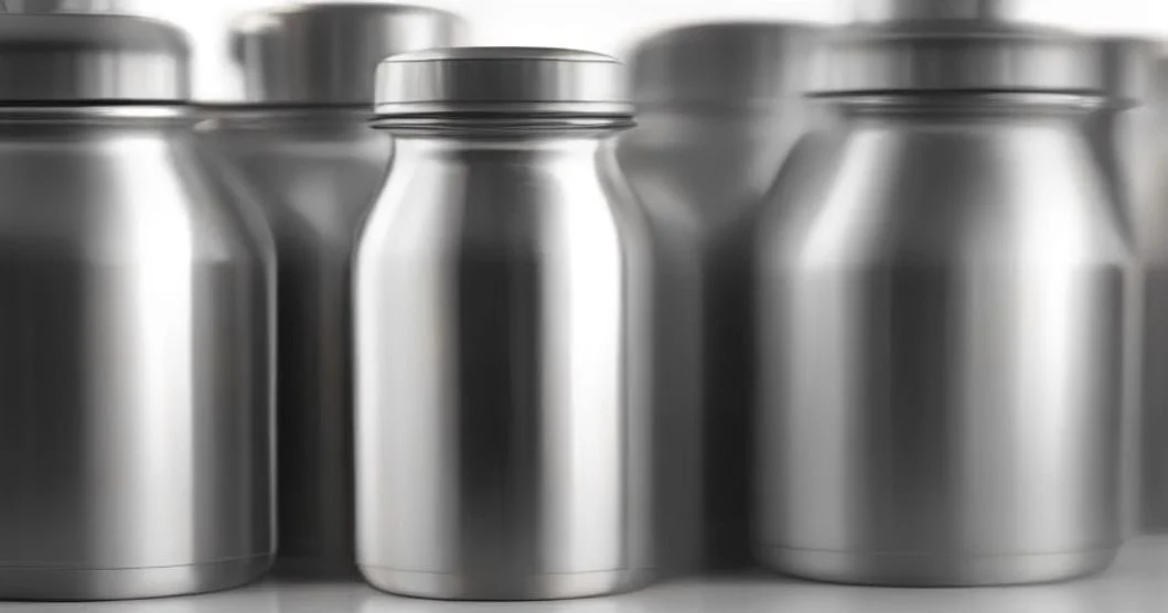 Stainless Steel Water Bottles being cleaned