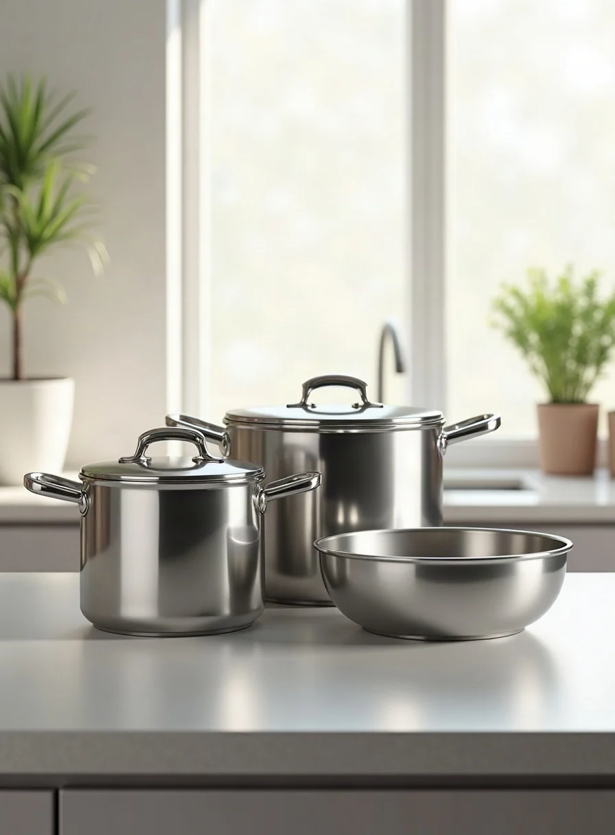 Clean aluminium pans