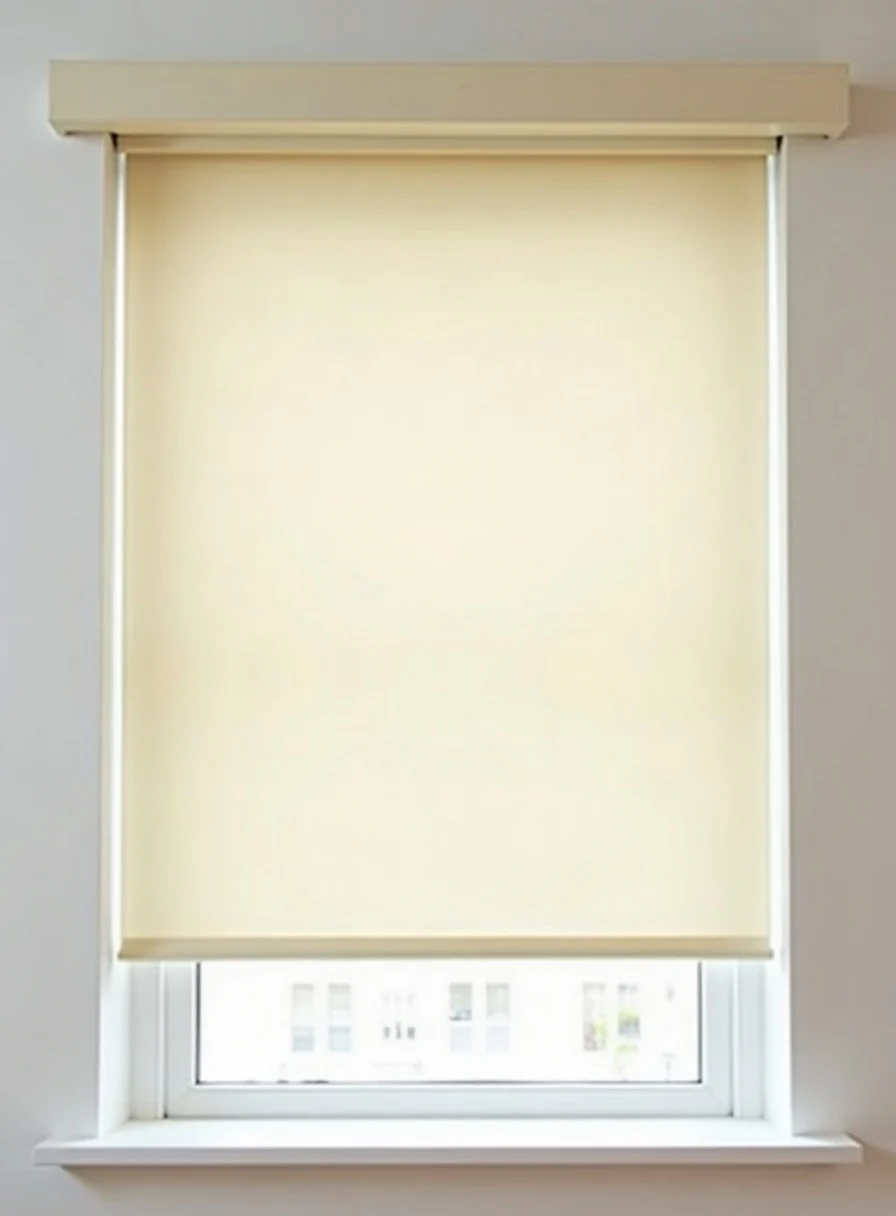 A clean roller blind